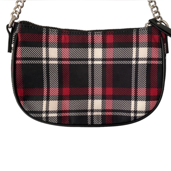 Women’s Suede Christmas Plaid (Tartan) Small Handbag in Perfect New Condition - Picture 5 of 13